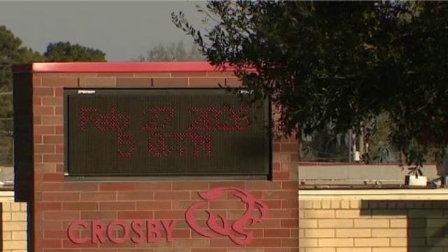 Crosby High School educator under investigation for alleged improper relationship with student