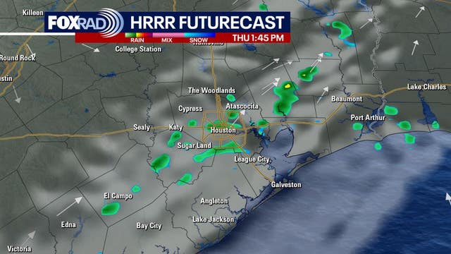 Houston weather: Mild Thursday with possible isolated showers