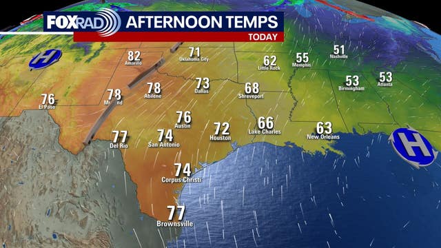 Houston weather: Cool, dry Tuesday ahead of incoming warmer temps
