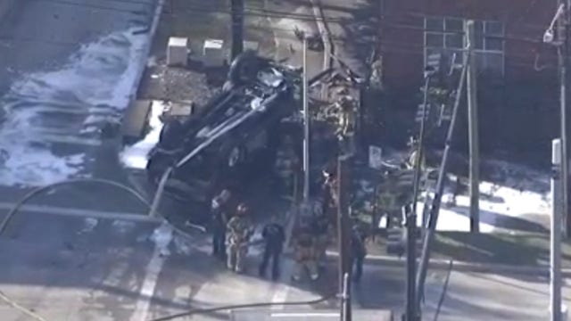 Houston officer involved in Midtown crash, HPD says
