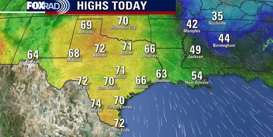 Houston weather: Sunny, but cool Thursday; warm pattern kicks in Friday |  FOX 26 Houston
