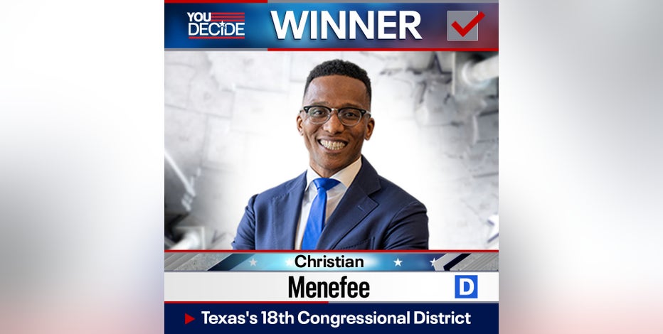 Texas' 18 Congressional District election results: Christian Menefee wins runoff