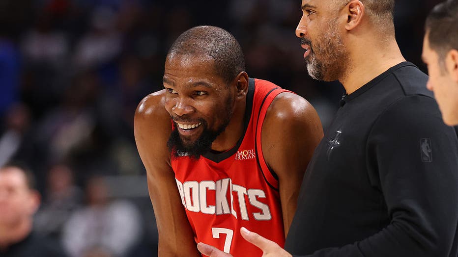 Kevin Durant makes history as oldest all-star in Rockets history