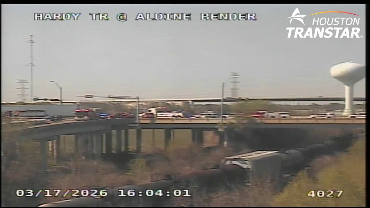 Harris County deputy injured in crash with 18-wheeler on Aldine Bender