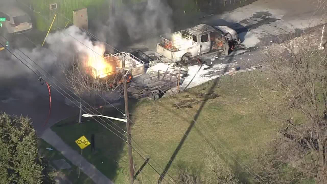 Lockwood fire: 3 injured following truck fire in SE Houston