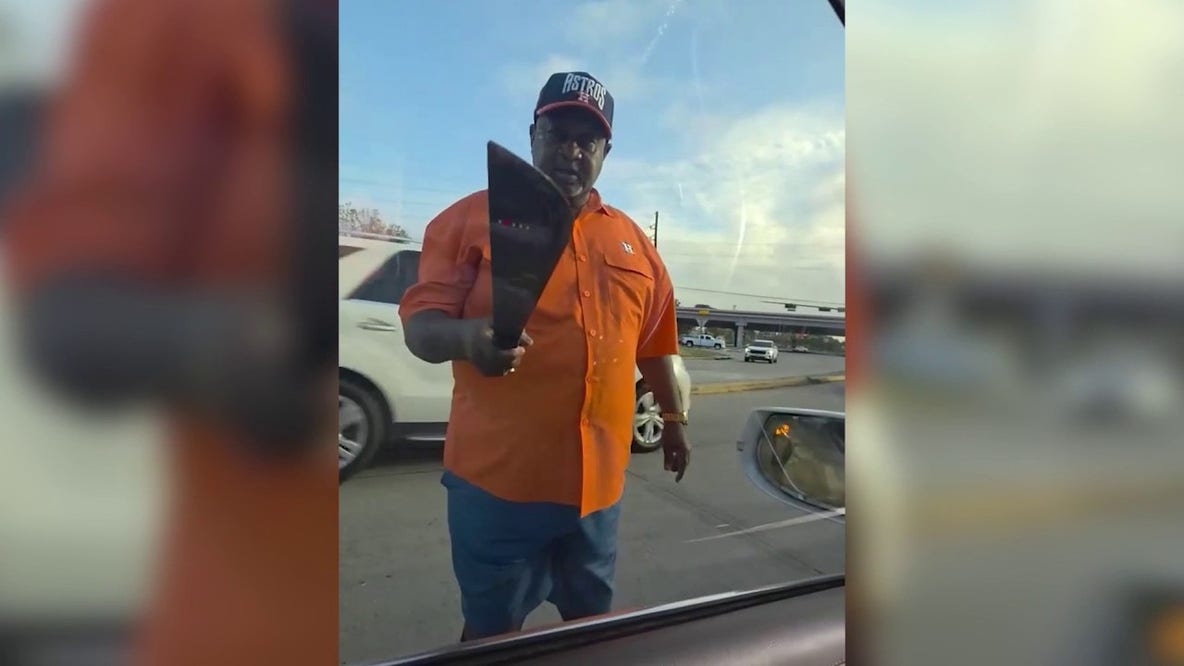 Road rage suspect pulls out machete on woman in Harris County: VIDEO