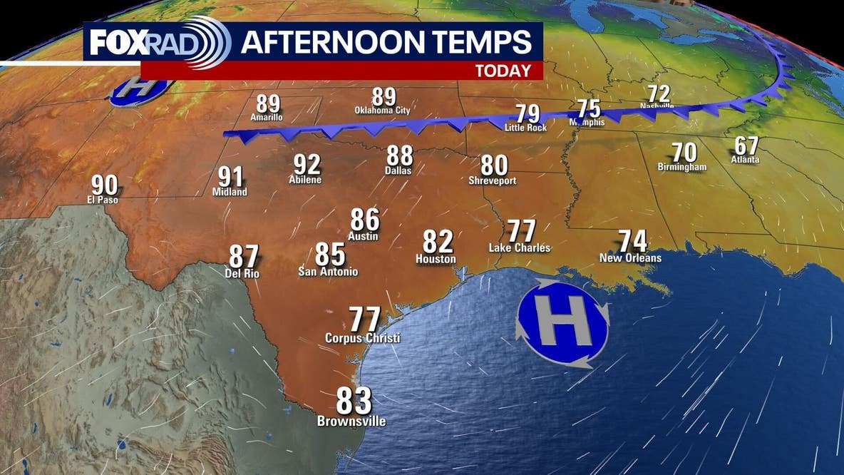 Houston weather: Warmer temps Thursday, highs in the 80s