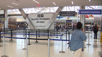Check the wait times at IAH, Hobby airport today, March 30