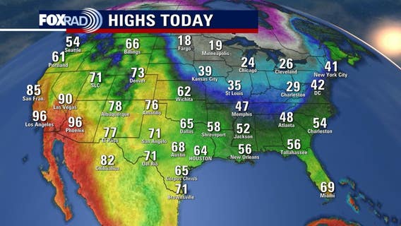 Houston weather: Chilly Tuesday with some sun, highs in mid-60s