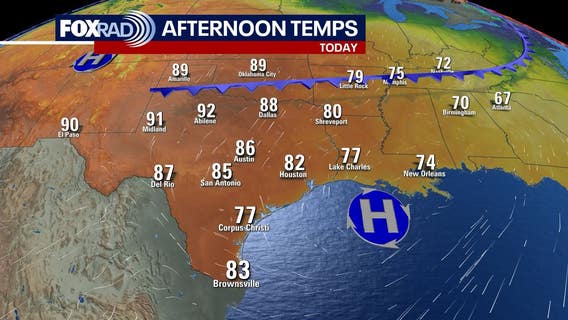 Houston weather: Warmer temps Thursday, highs in the 80s