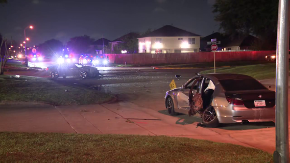 Teen killed after vehicle allegedly ran stop sign in Harris County, colliding with another vehicle