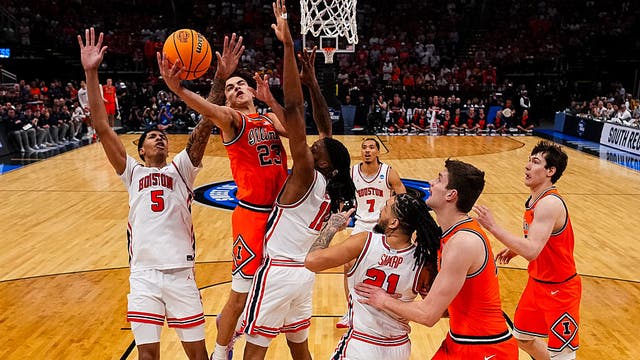 Illinois stuns Houston 65-55 in Sweet 16, faces Iowa in South Region Final