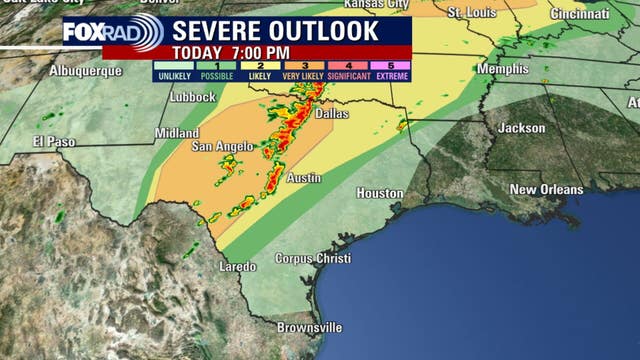 Houston weather: Pleasant Tuesday ahead of strong to severe storms Wednesday