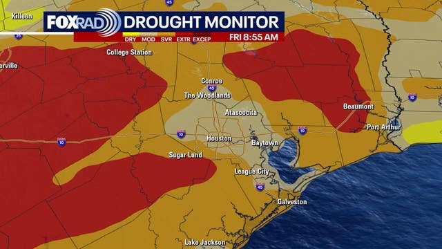Houston weather: Sunny Friday afternoon with light rain chances this evening