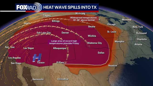 Houston weather: Spring arrives on Friday, record heat likely this weekend