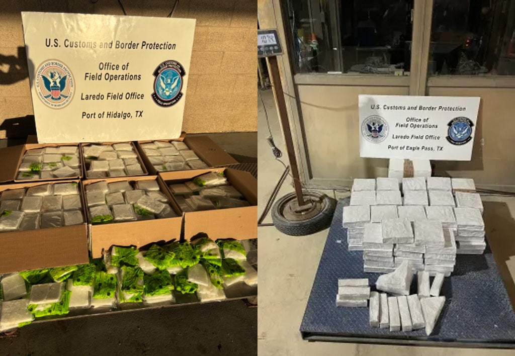 Federal border agents seize $5.4M in meth, coke in Texas