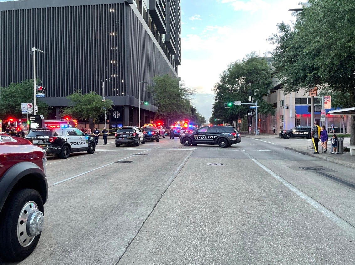 Houston crash: Authorities on scene of deadly auto-pedestrian crash in downtown Houston