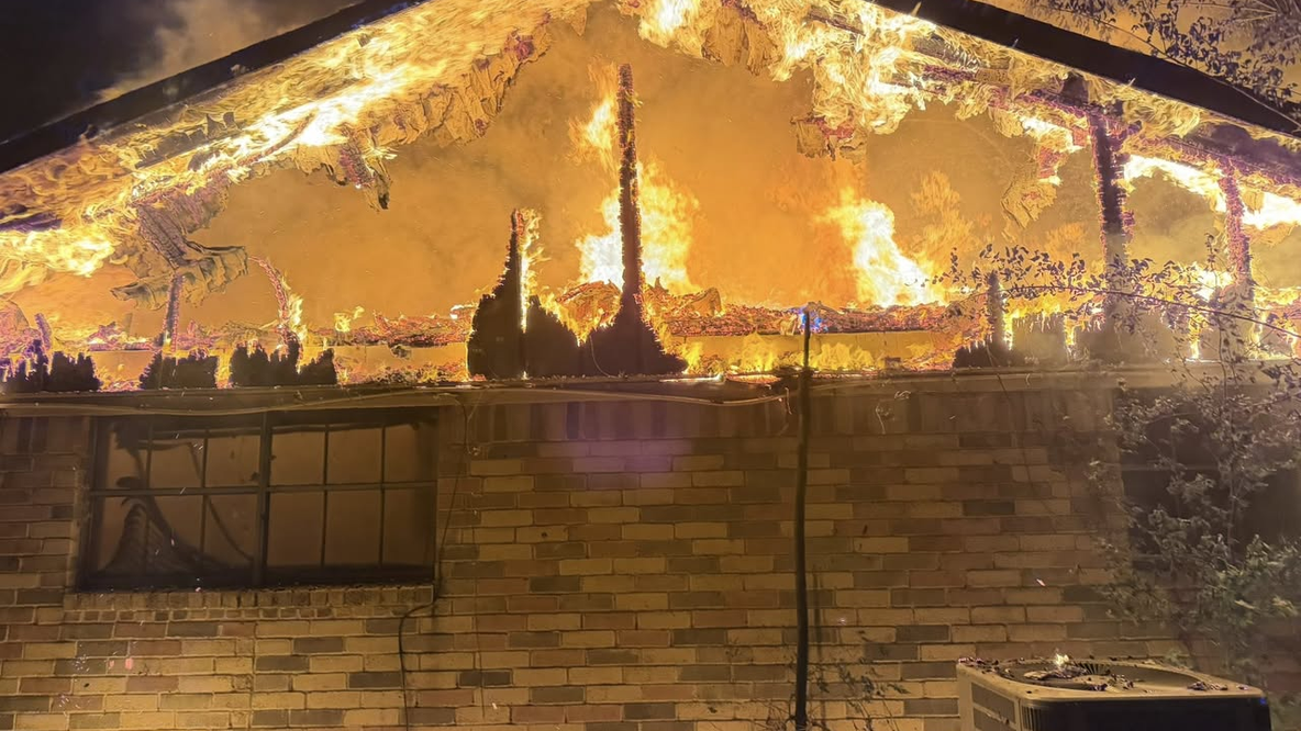 Fire crews extinguish heavy blaze at Montgomery County home