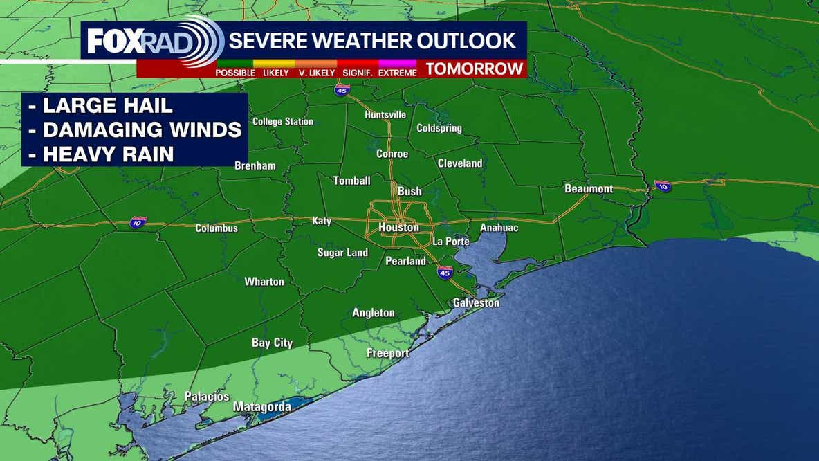 Expect storms on Saturday night, FOX 26 Storm Alert issued