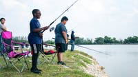 Catfish being stocked at 'Neighborhood Fishin' lakes around Houston