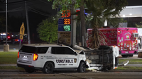 Harris Co. Precinct 5 Constable's SUV crashes with van in southwest Houston
