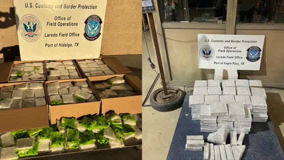 Federal border agents seize $5.4M in meth, coke in Texas
