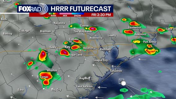 Houston weather: Scattered storms expected Friday, weekend rain chances
