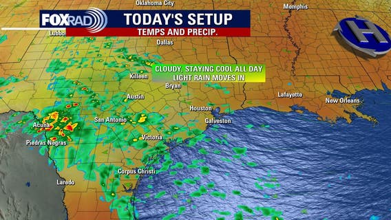 Houston weather: Cool Monday, increased rain chances next few days