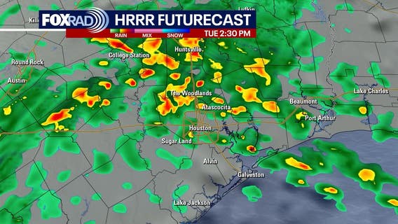 Houston weather: FOX 26 Storm Alert, heavy rain and thunderstorms Tuesday