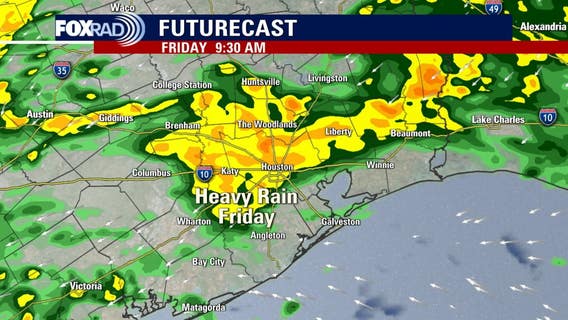 Houston weather: Scattered rain for Thursday; FOX 26 Storm Alert in effect Friday