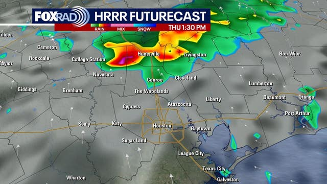 Houston weather: Cloudy, chance of storms in the area for Thursday