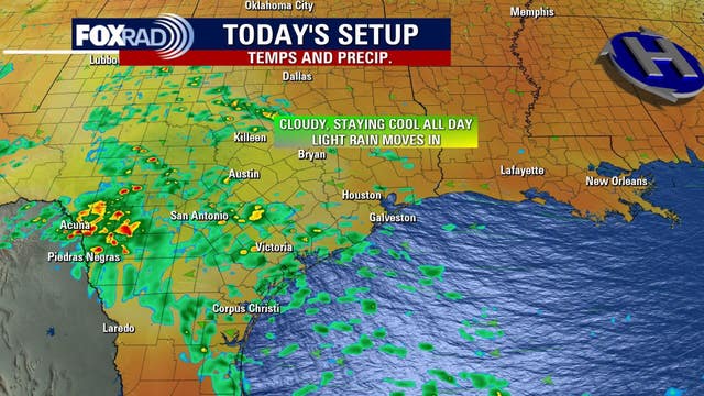 Houston weather: Cool Monday, increased rain chances next few days