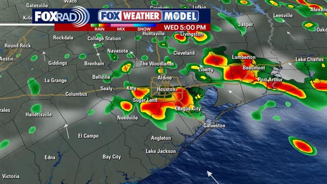 Houston weather: Scattered storms Wednesday, muggy weekend ahead
