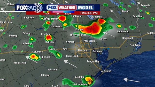 Houston weather: Downpours possible for Friday