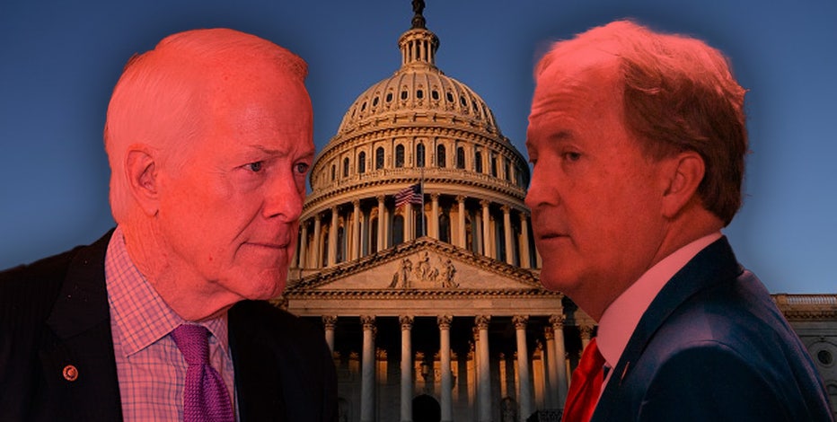 Texas Senate GOP runoff: Paxton narrowly leads Cornyn in latest poll