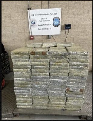 $14.7M in meth hidden in lettuce shipment seized at Texas border