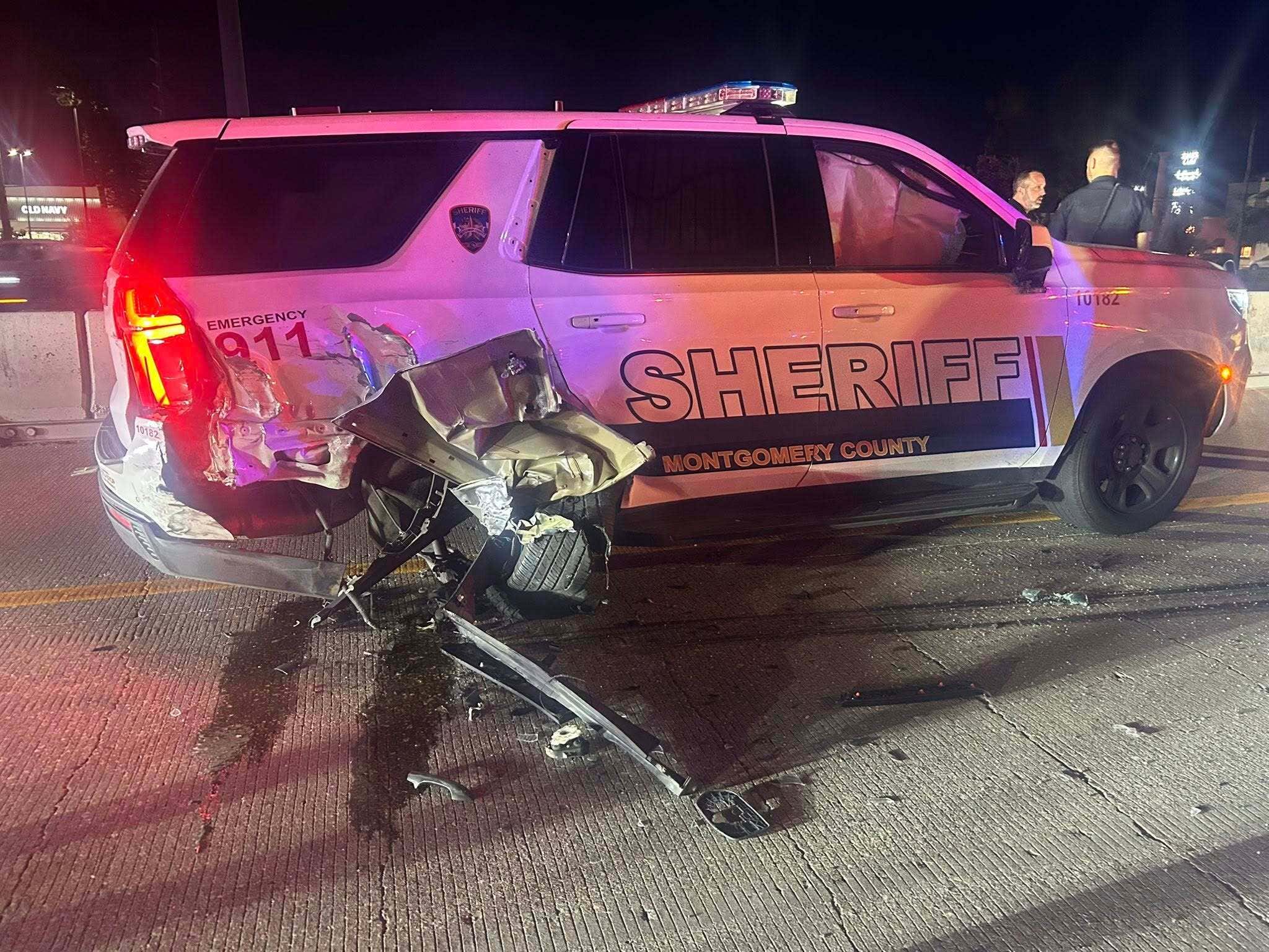 Montgomery County Sheriff's Deputy involved in crash with another vehicle