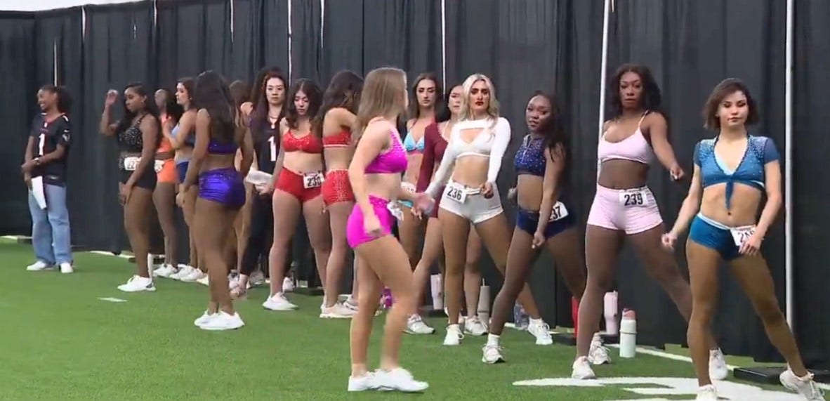Houston Texans 2026 Cheerleader tryouts heat up with high energy