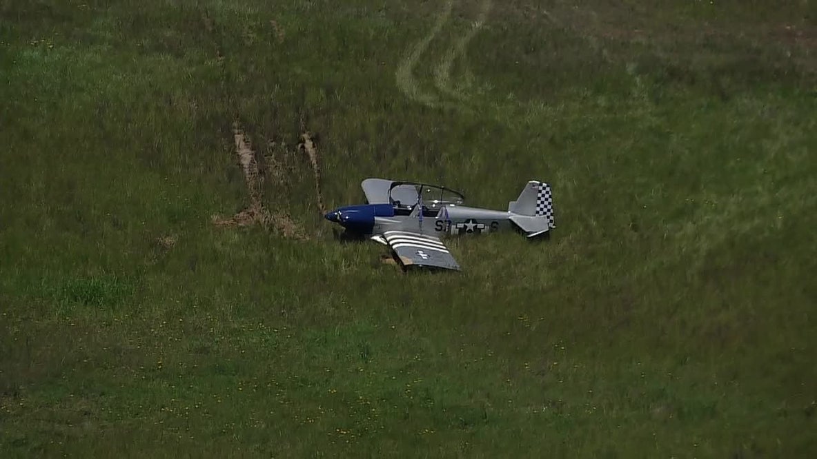 Plane goes off runway at Conroe-North Houston Regional Airport