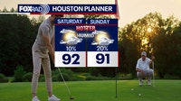Houston weather: Hot, humid weekend before rain chances return