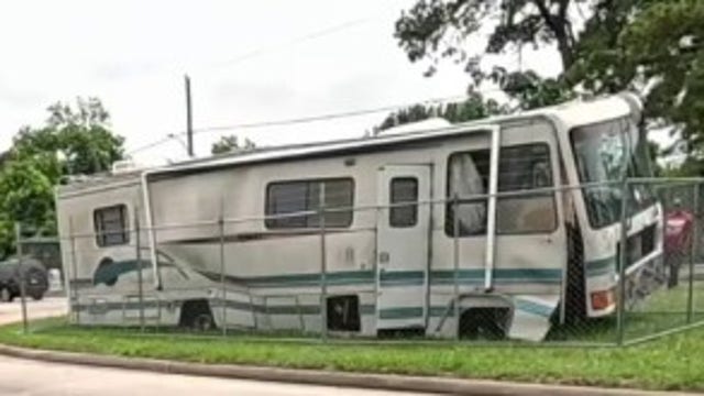 Acres Homes residents demand answers after abandoned RV sits for weeks on Victory Drive