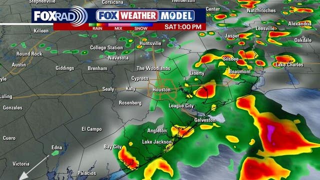 Houston weather: Isolated storms from unsettled system