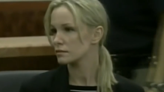 Woman found guilty of stabbing her husband 193 times in 2003 charged following hit-and-run crash