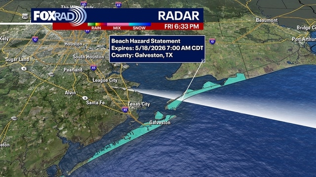 Houston weather: Humid weekend, rip current risk