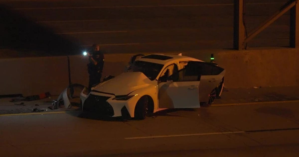 East Freeway vehicle hit by airborne driver, 3 hospitalized | FOX