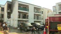 Houston apartment residents rescued from balconies amid 2-alarm fire