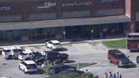 1 dead, 1 other injured after vehicle crashes into building on West Lake Houston Parkway in Atascocita