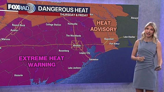 Houston weather: Extreme heat warning for Thursday; heat index in 100s