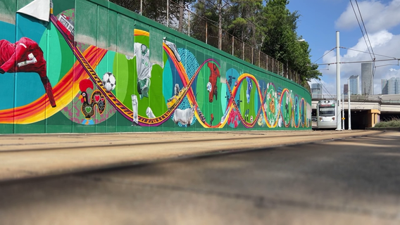 Say hello to Houston's massive 230-Foot FIFA World Cup mural ahead of first match