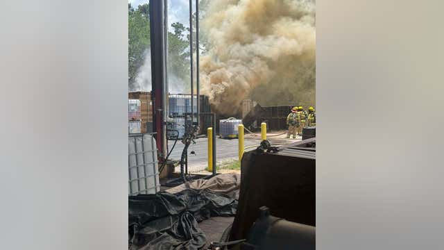 Firefighters extinguish container fire in Montgomery County